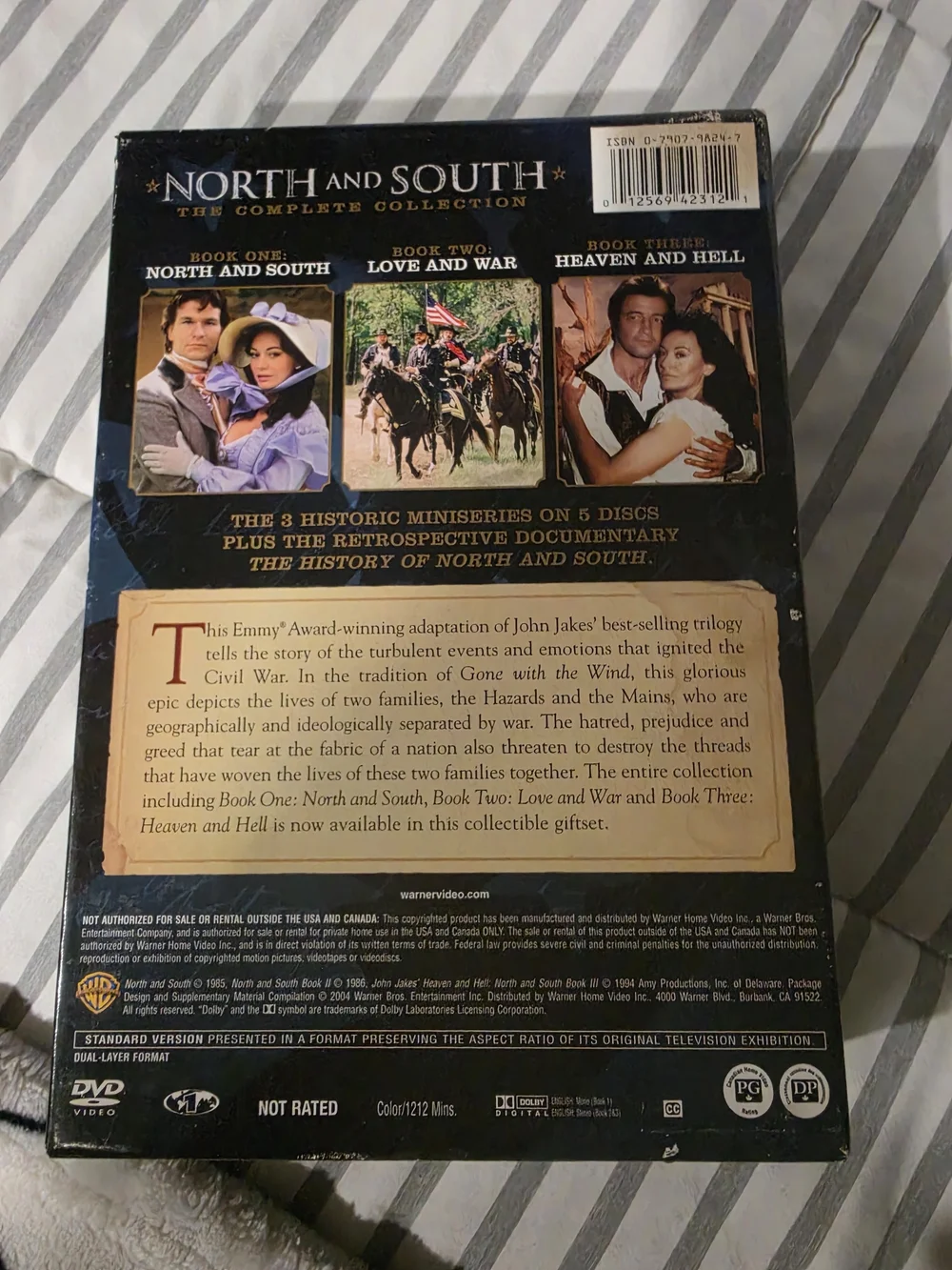 Warner Bros. North and South DVD Box Set - Black